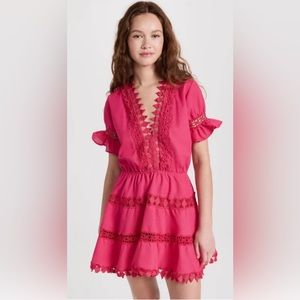 NWT Beautiful Peixoto Ora Dress in Pink.  Size Large